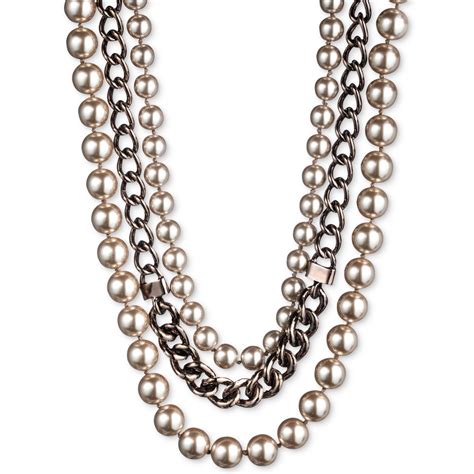 givenchy brown crystal necklace|vintage givenchy necklace.